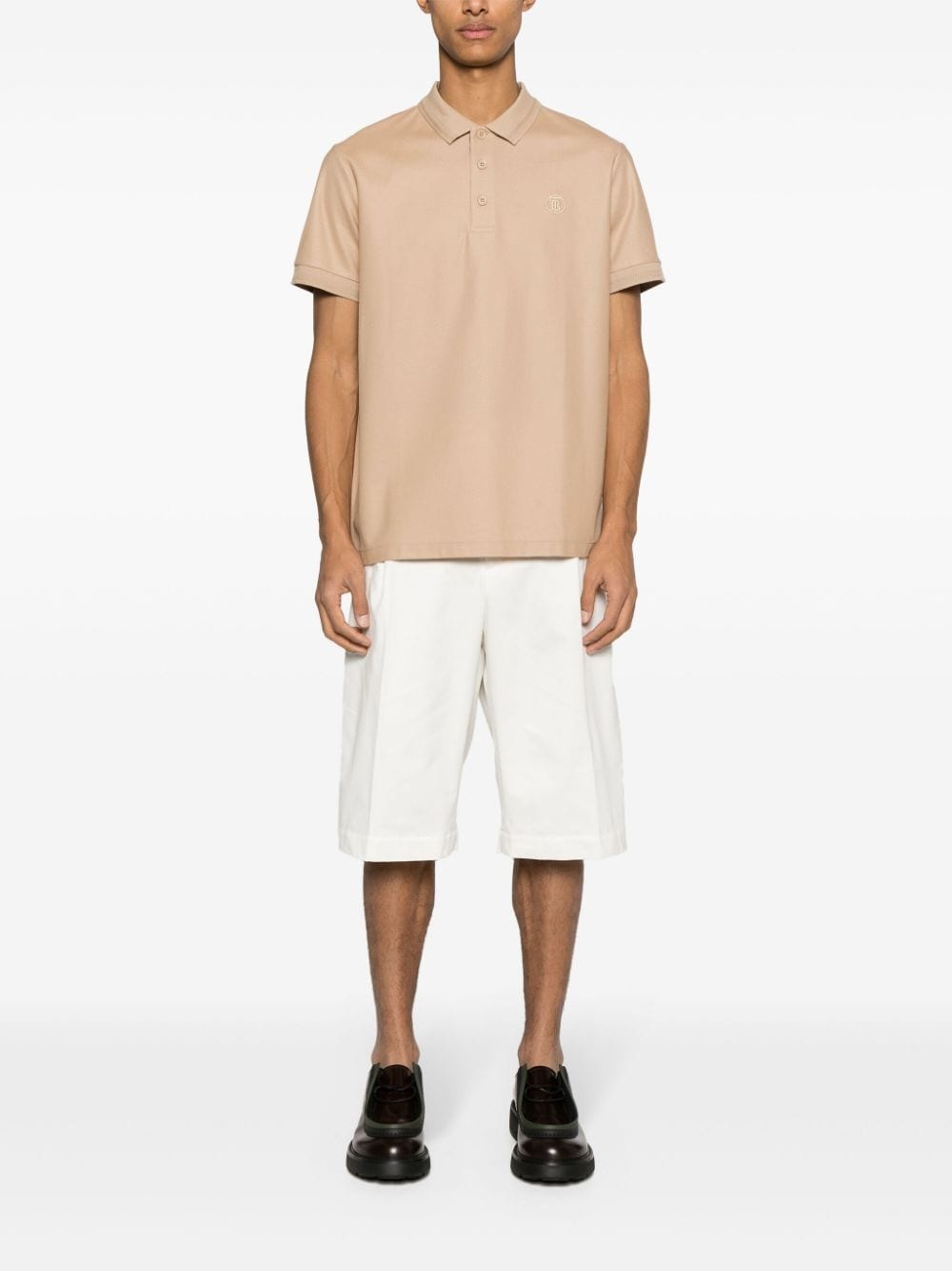 embroidered-logo cotton polo shirt - 2