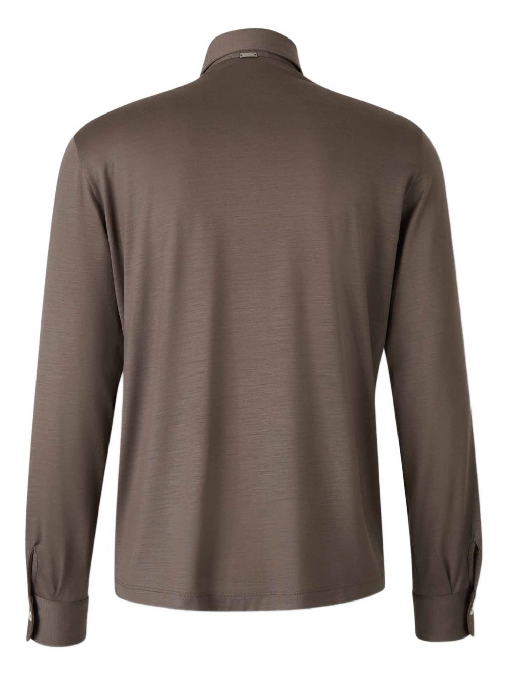 long-sleeve polo shirt - 2