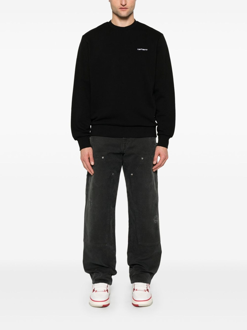 Carhartt script-embroidered sweatshirt outlook