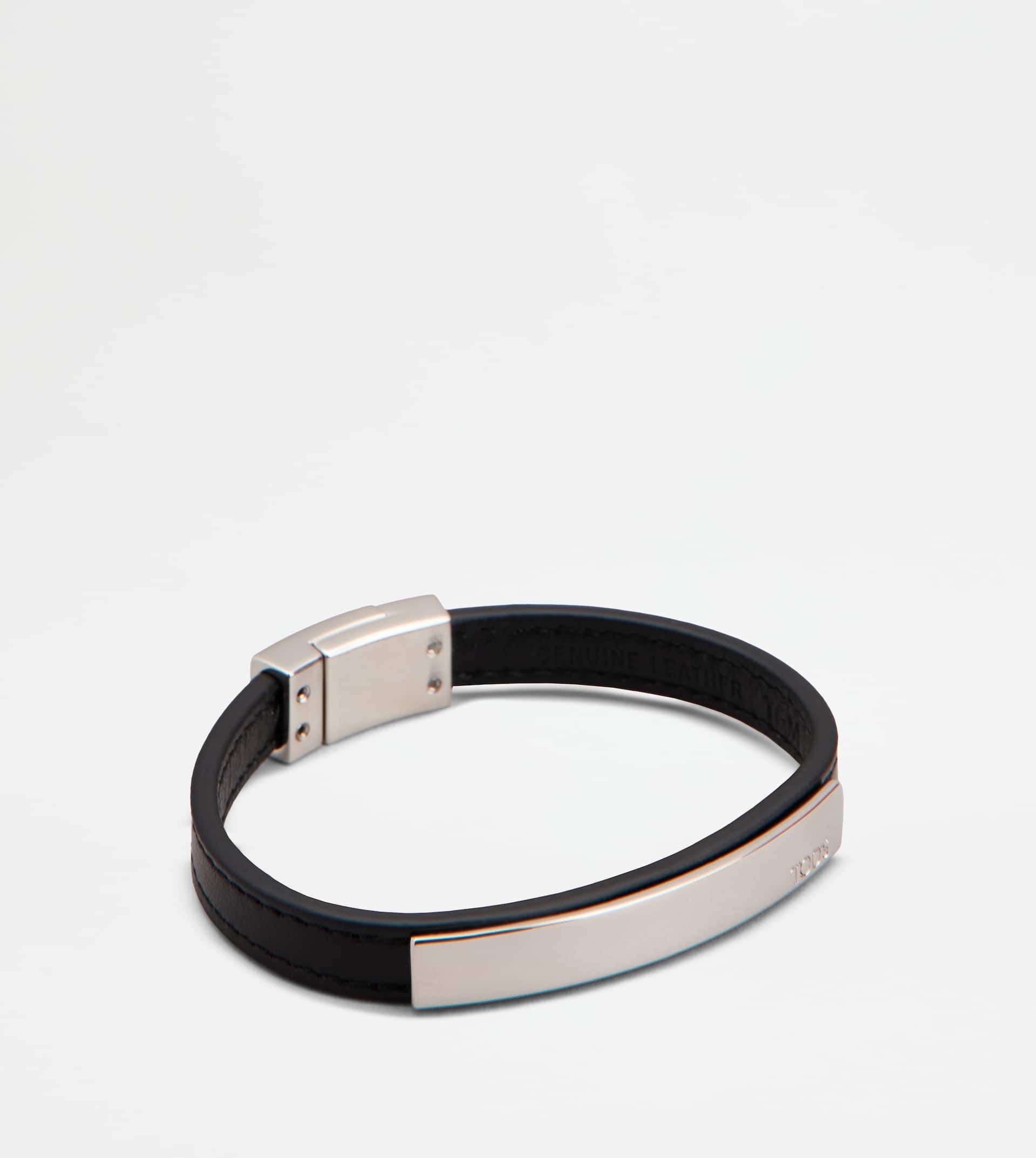 BRACELET IN LEATHER - BLACK - 2
