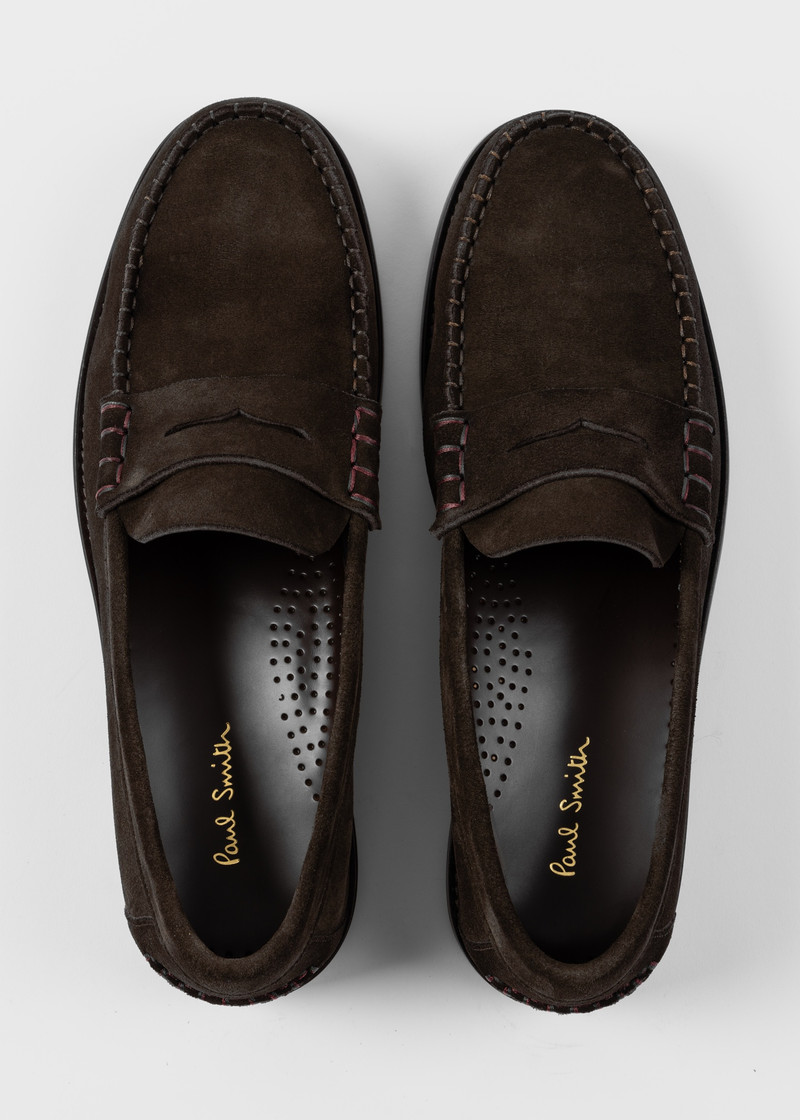 Brown Suede 'Lido' Loafers 3