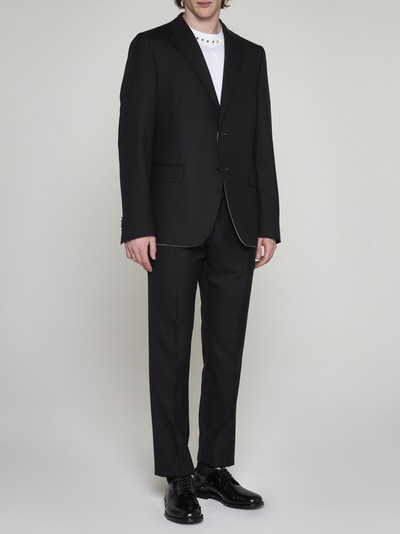 Valentino Valentino cotton slim-fit suit outlook