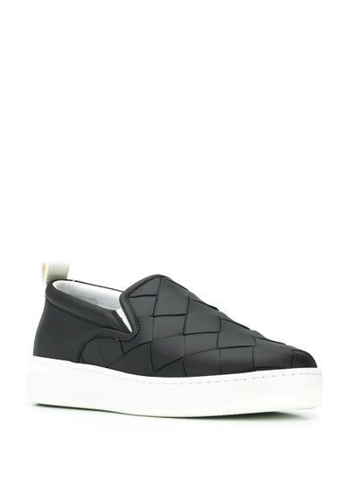 Bottega Veneta maxi weave slip-on sneakers outlook