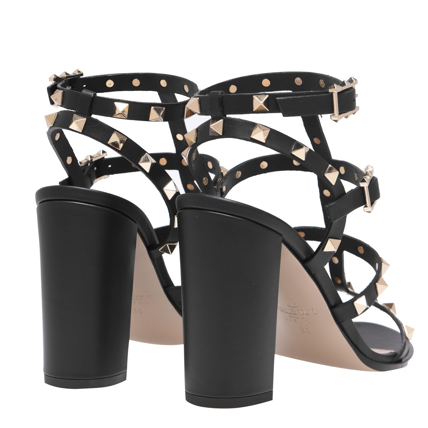 ROCKSTUD BLOCK SANDALS - 4