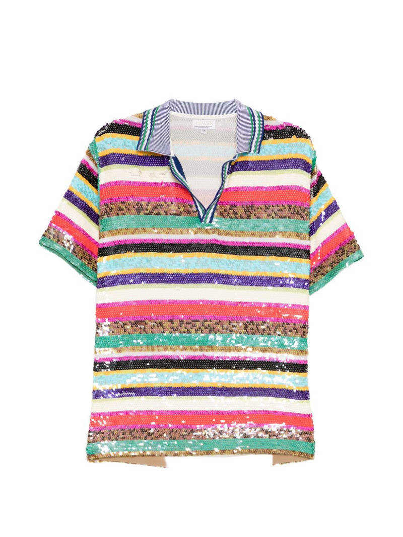 embellished polo shirt 1