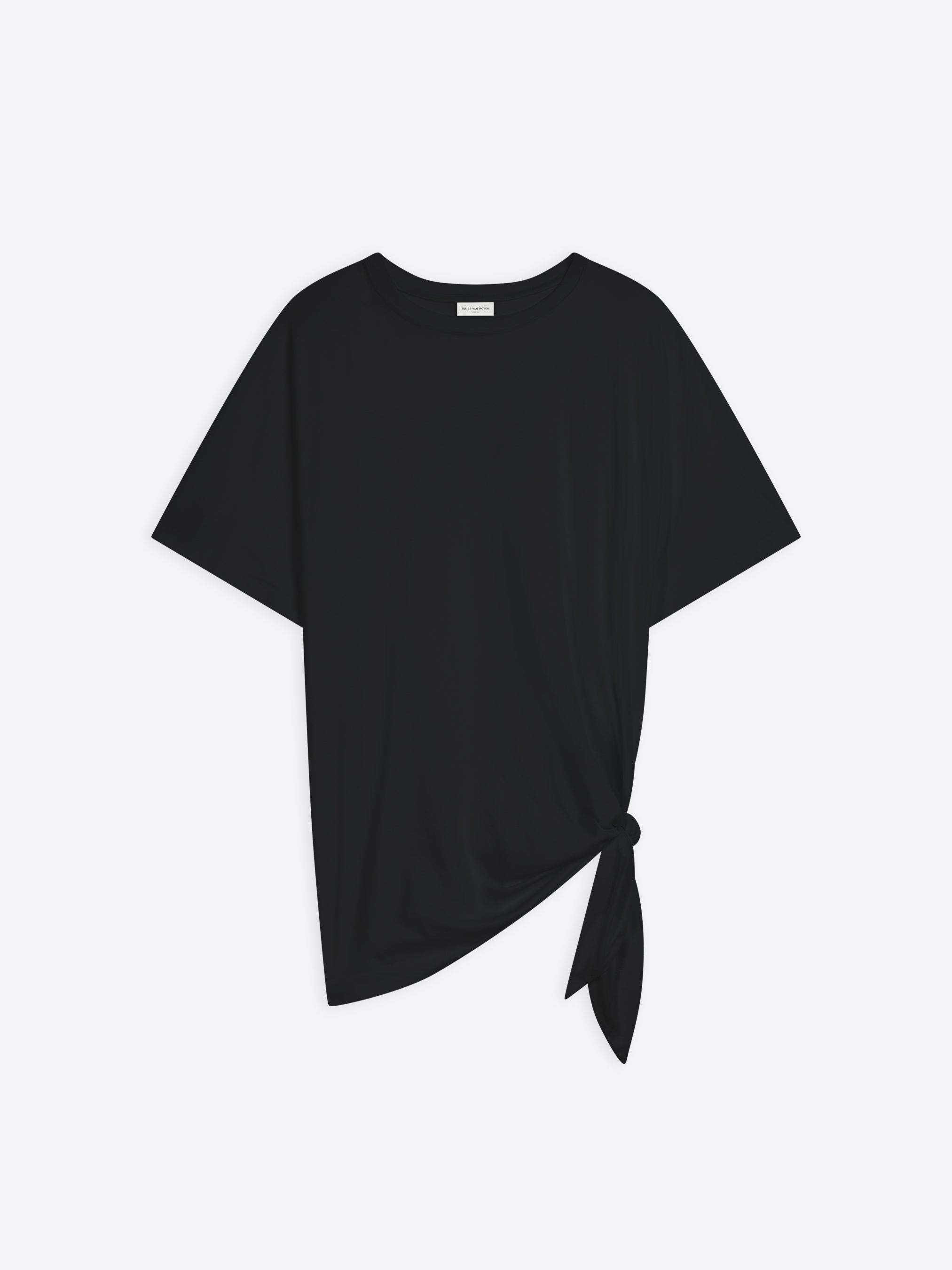 DRAPED KNOT TEE - 1