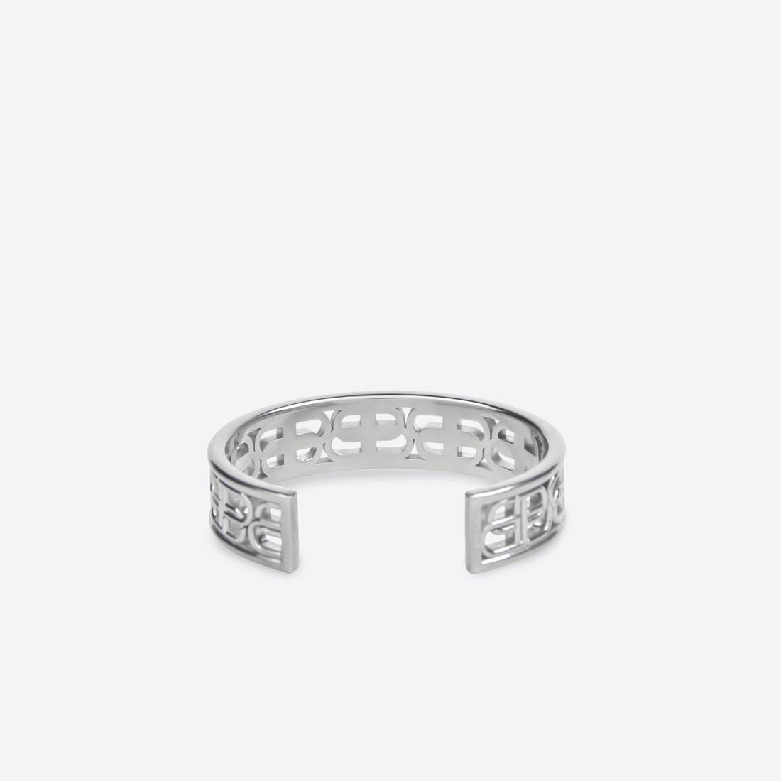 Bb Cuff Bracelet in Silver - 2