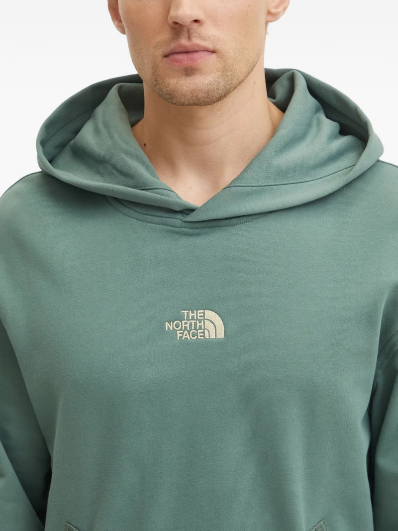 logo-embroidery hoodie 4