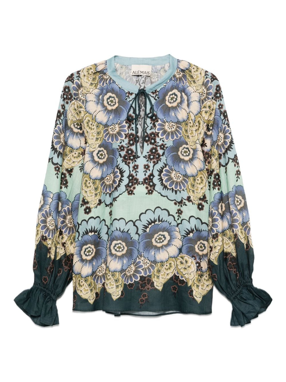 Madalena floral-print blouse - 1