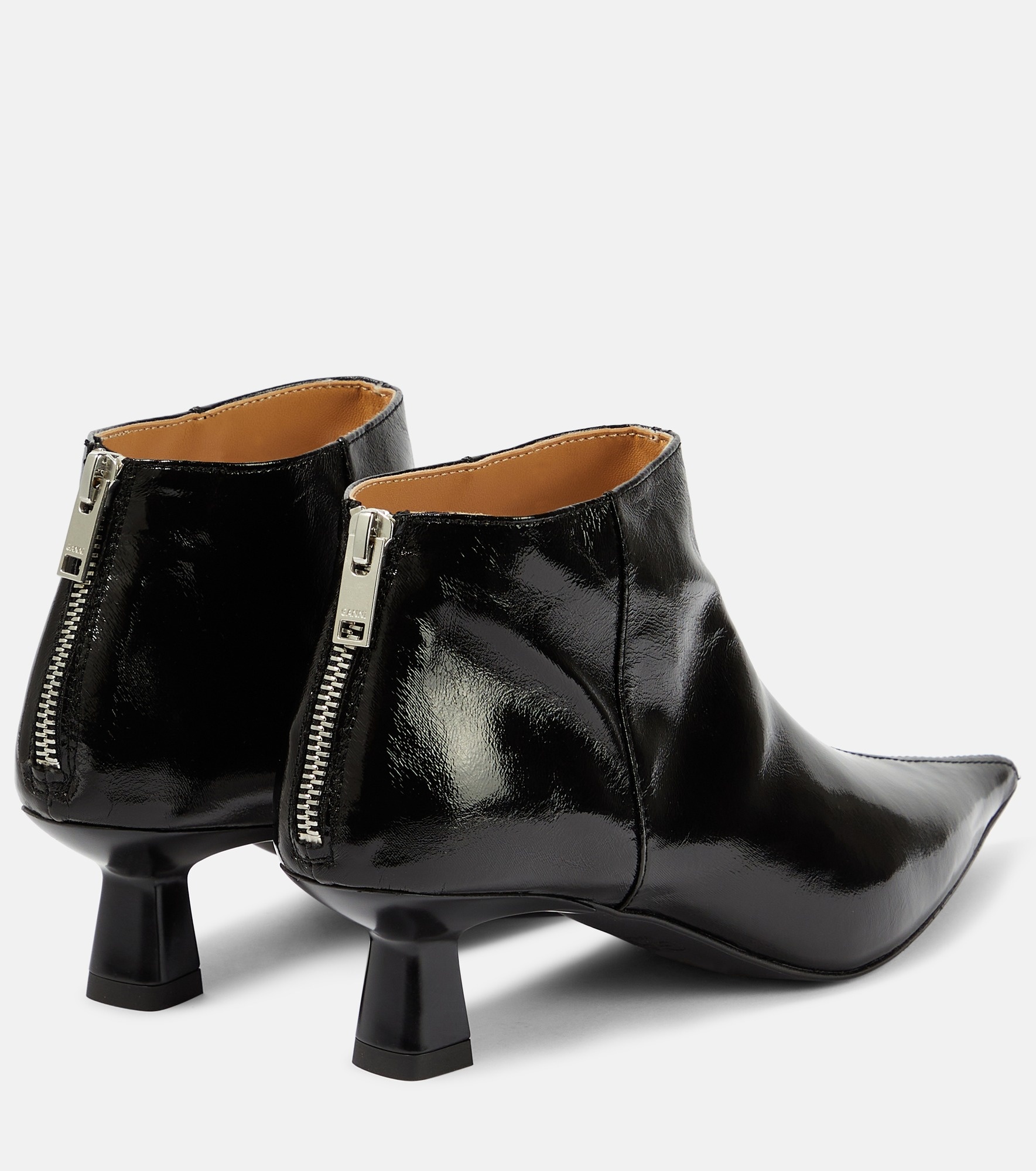 Faux leather ankle boots - 3