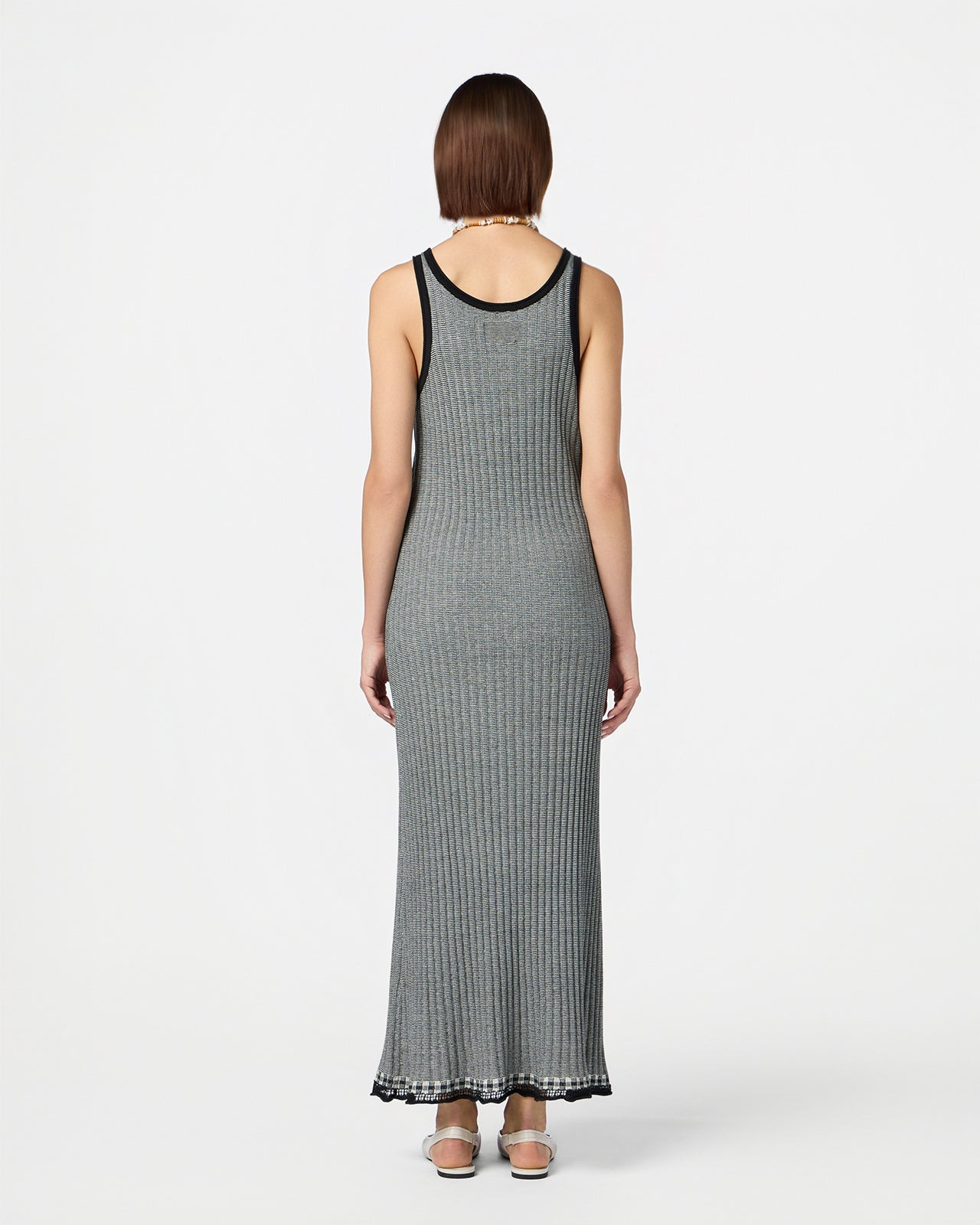 Fine Stripe Maxi Dress - 3