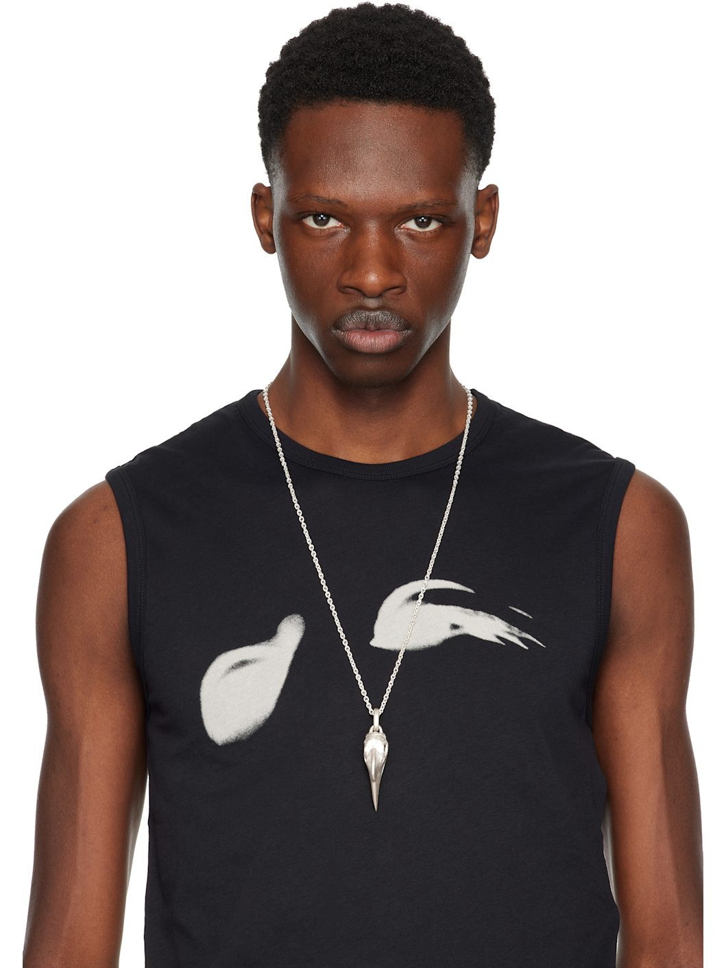 Miniature Wrinkled Hornbill Skull Necklace - 3