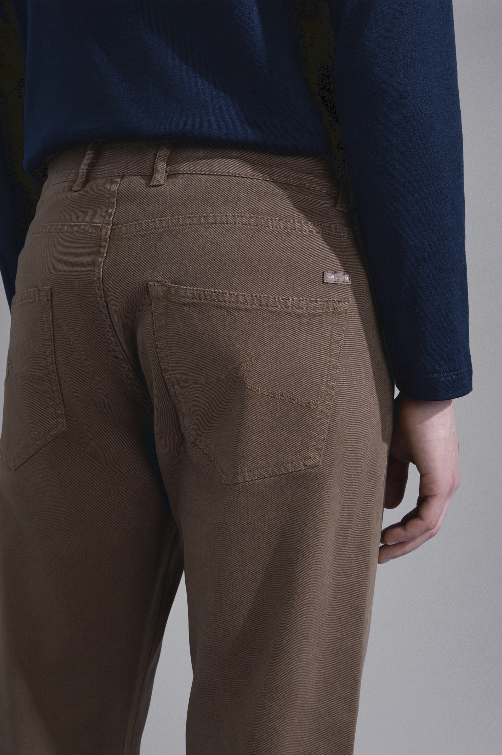 SOFT & STRETCH BULL 5-POCKETS TROUSERS - 4