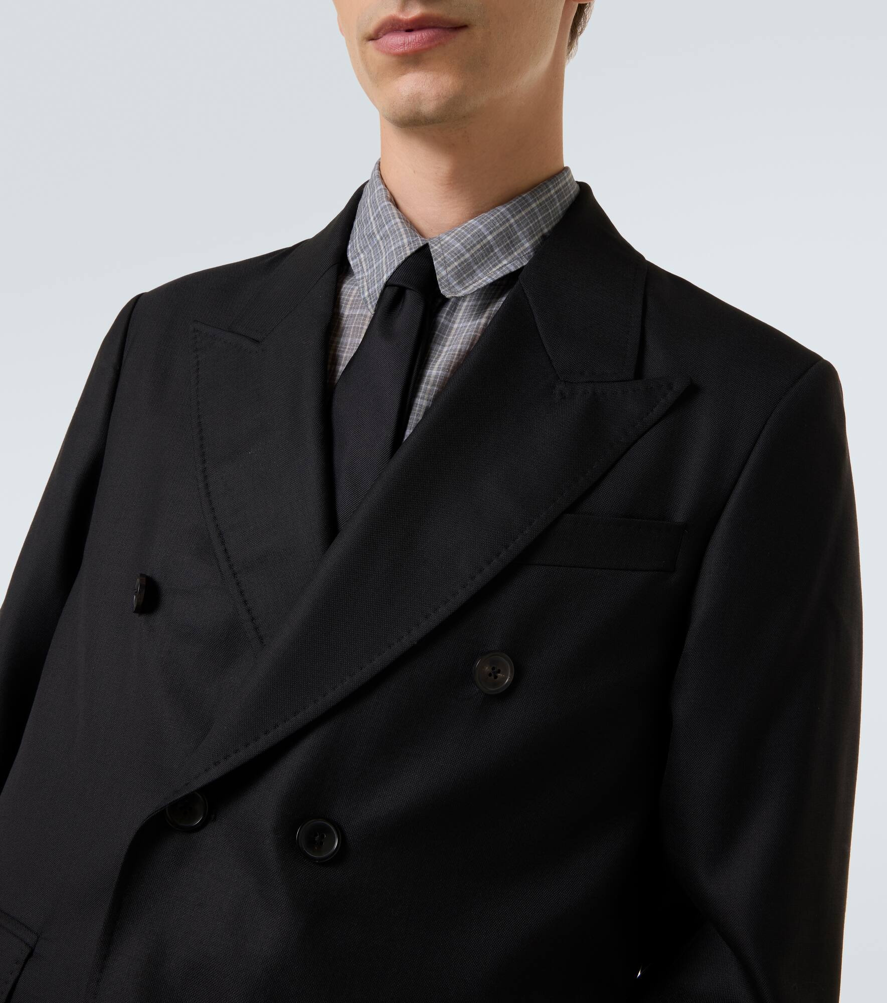 Unconstructed wool blazer - 6