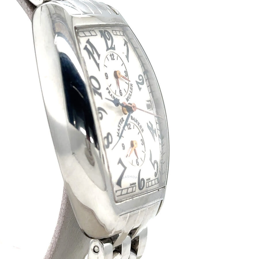 Pre-owned Franck Muller Master Banker Automatic Silver Dial Men's Watch 2852 MB HV - 3