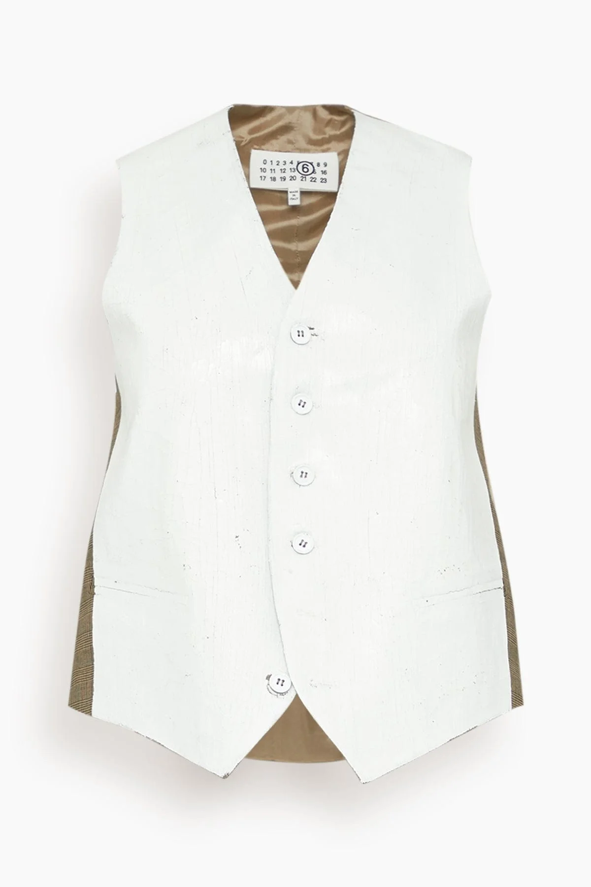 Gilet in Medium White - 1