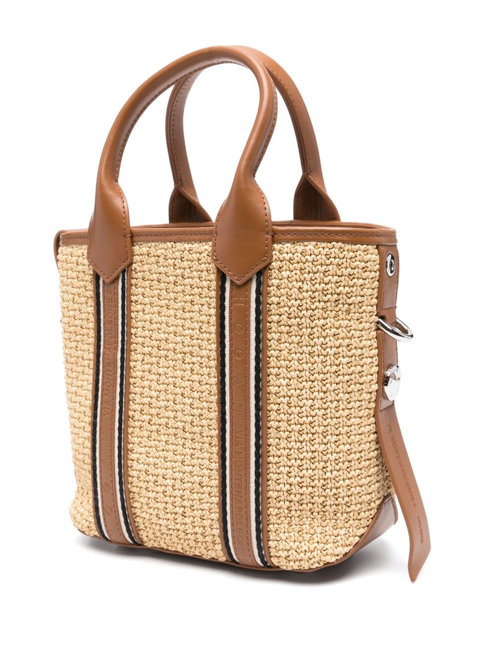 logo-debossed tote bag - 3