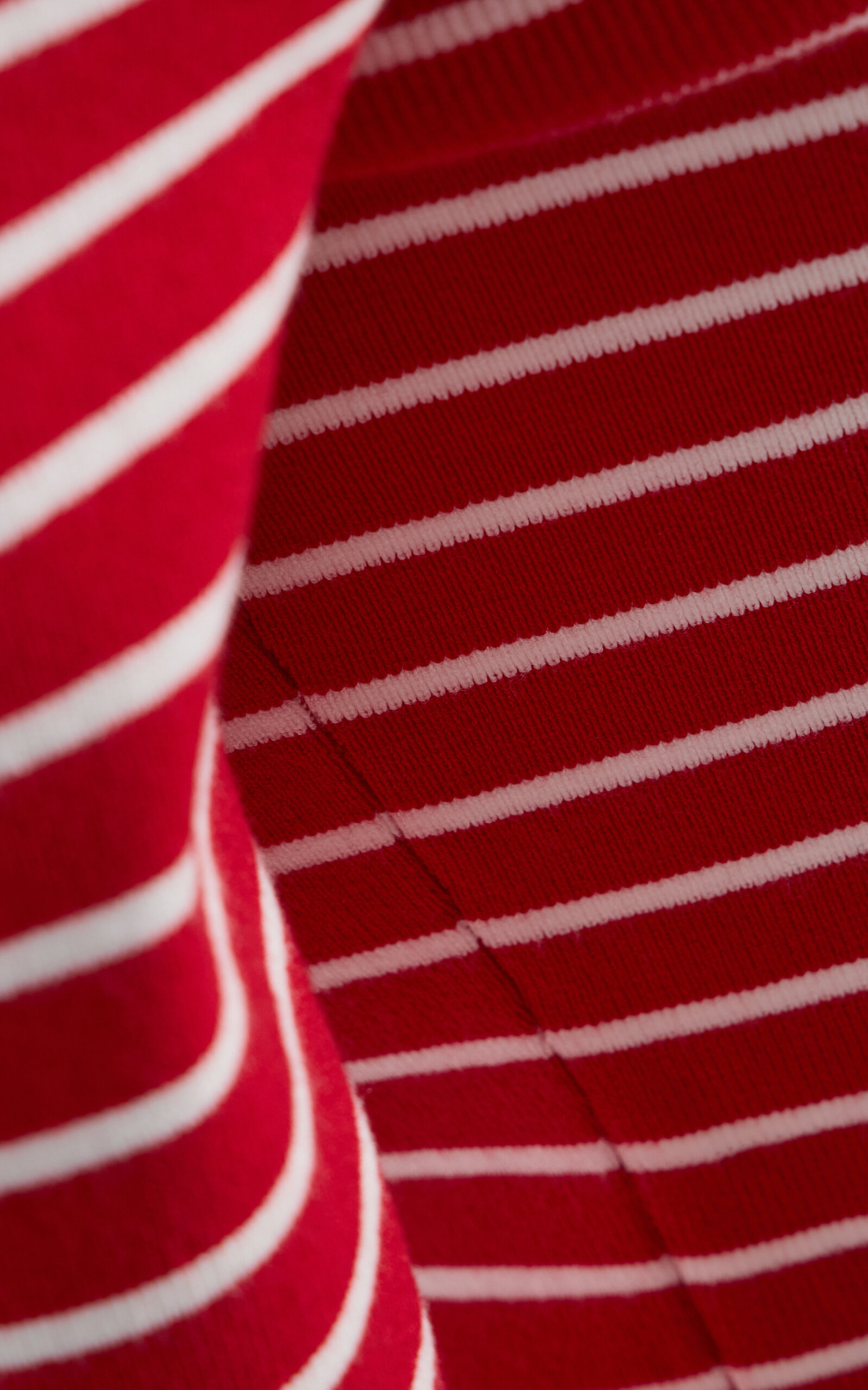 Exclusive Riviera Gisele Cropped Striped Knit Polo Shirt stripe - 5