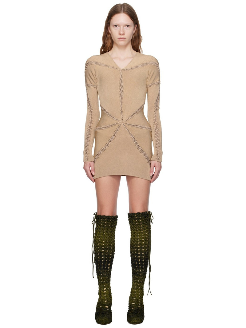 Beige Ray Minidress 1