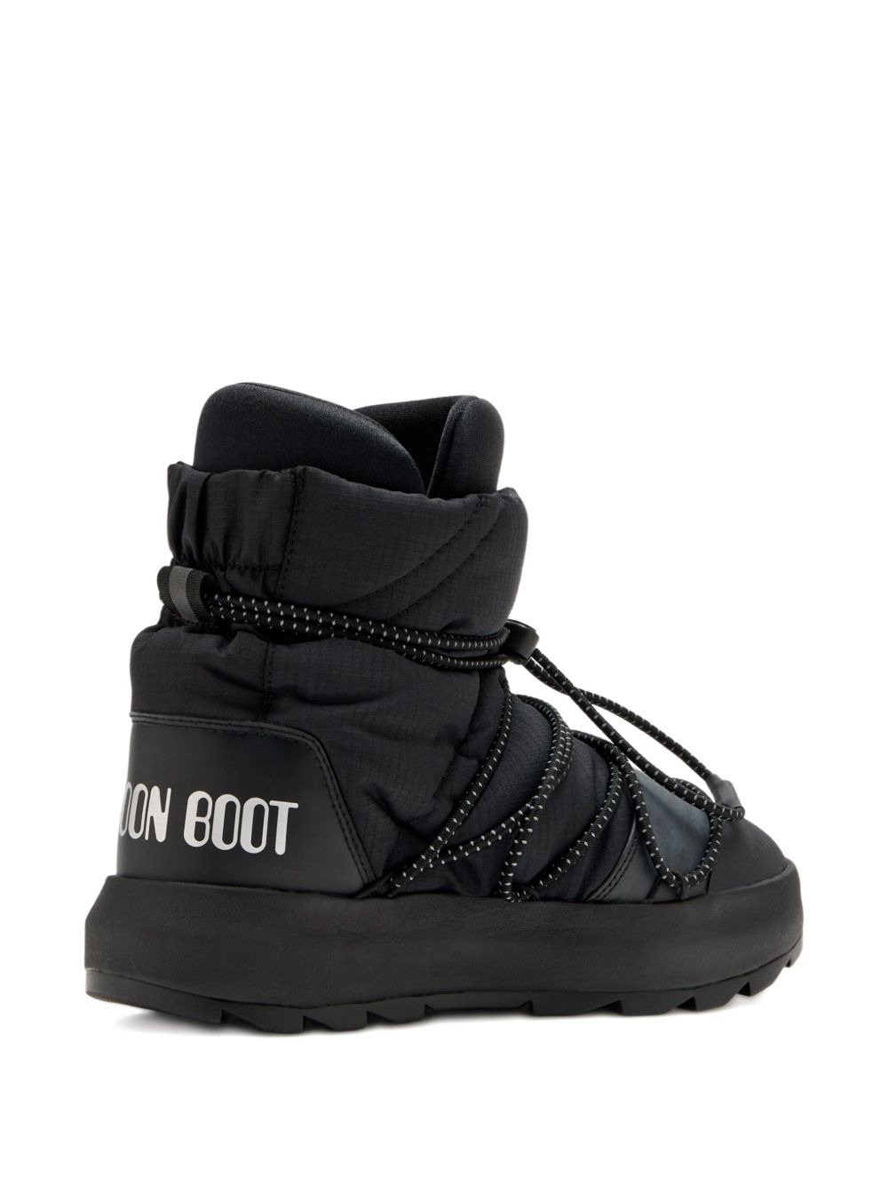 x Moon Boot quilted lace-up boots - 4