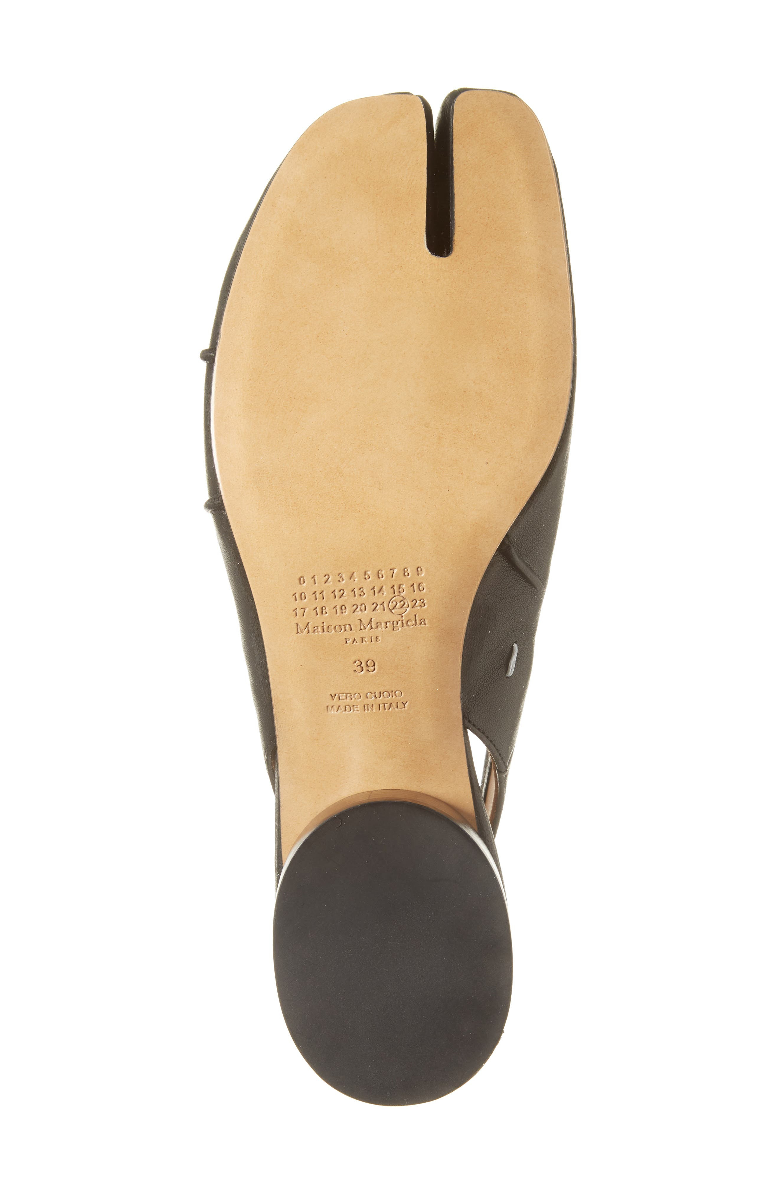 Maison Margiela Tabi Slingback Pump in Black at Nordstrom - 6
