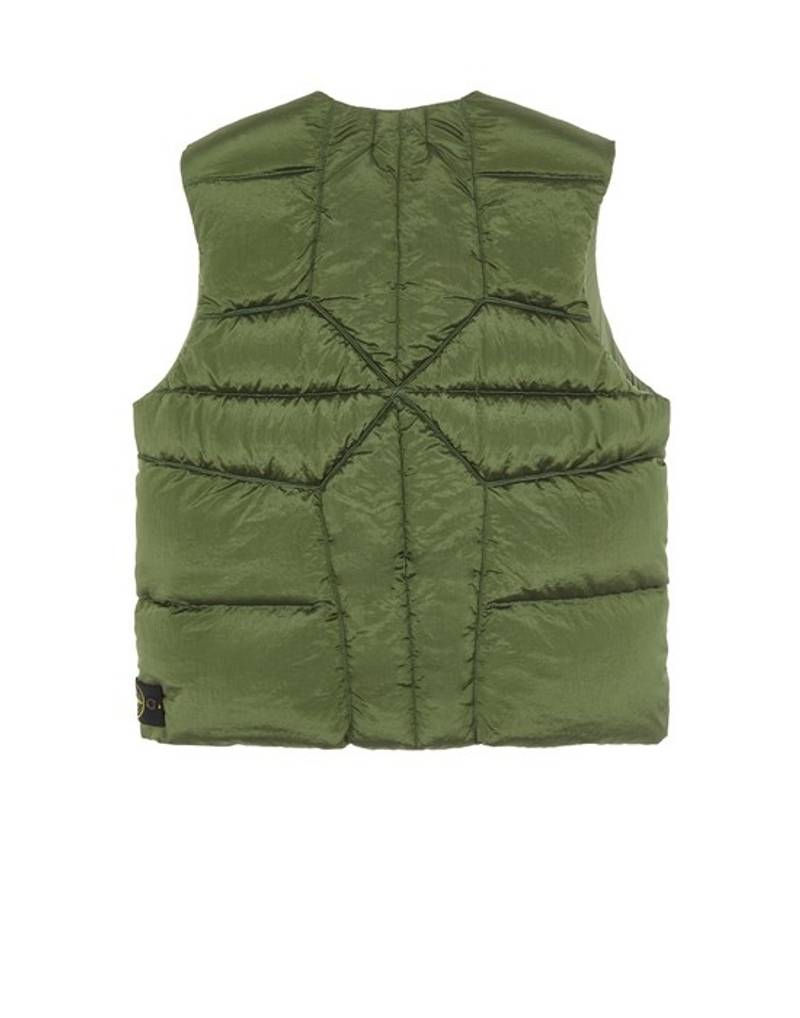 Stone Island G1019 NYLON METAL IN ECONYL® REGENERATED NYLON DOWN OLIVE GREEN outlook