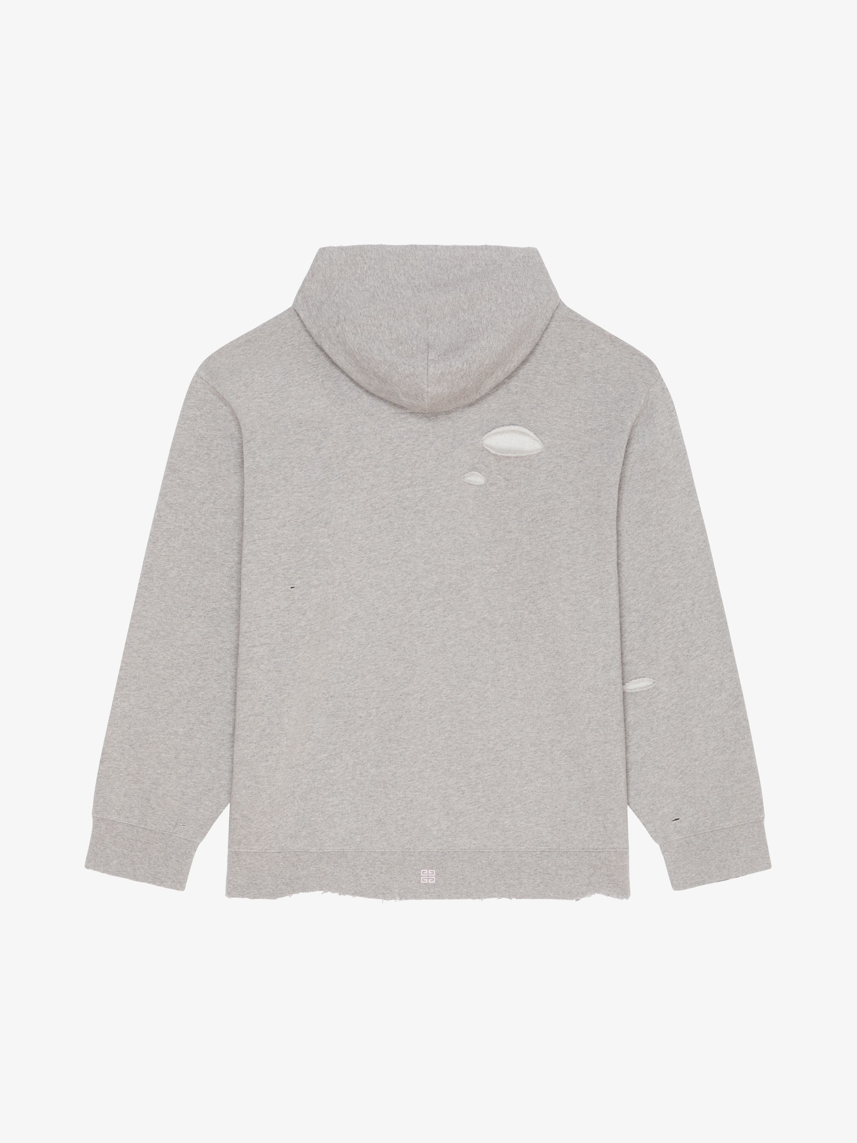 CUT & SEWN HOODIE IN FLEECE - 5
