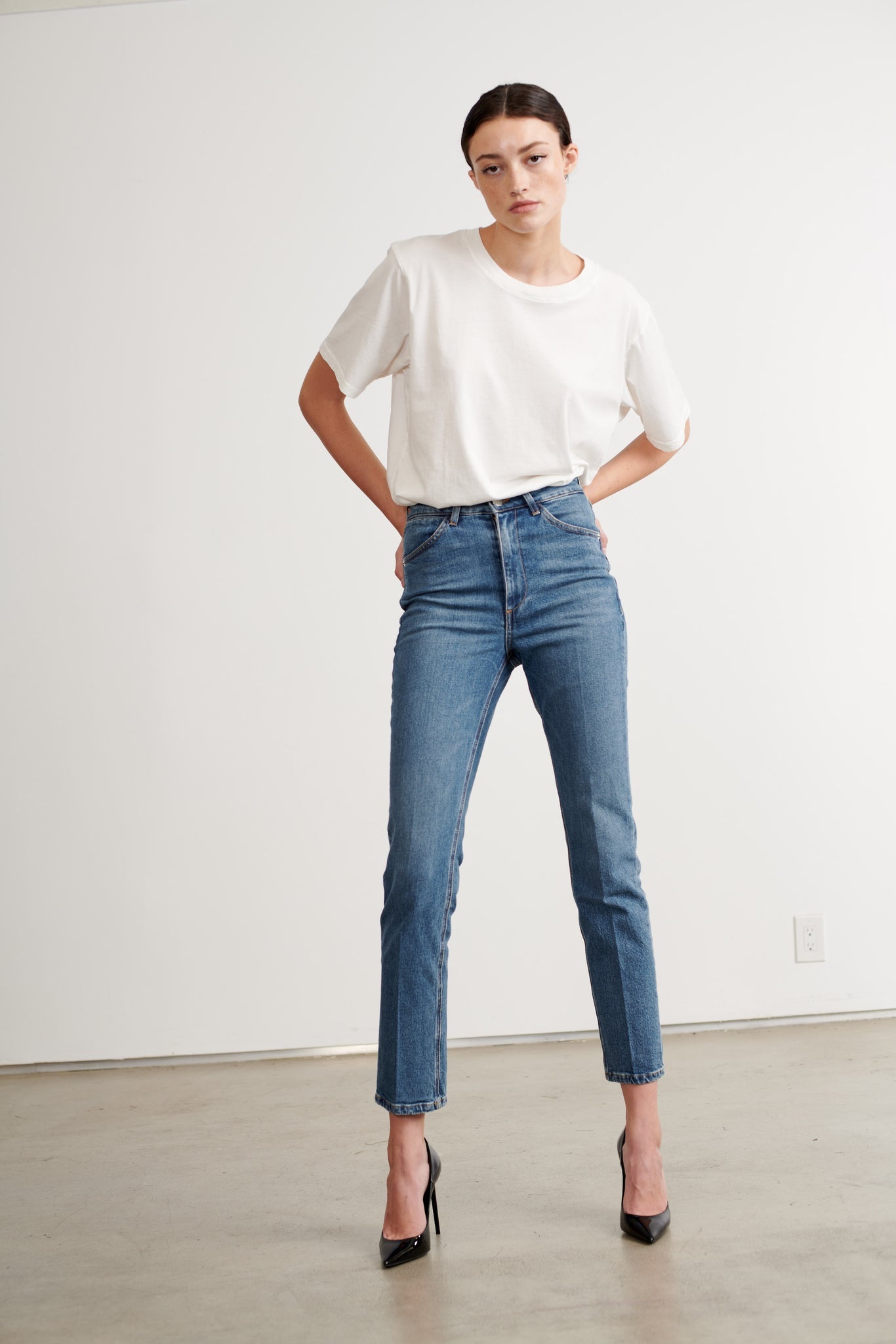 CHARLOTTE SKINNY STRAIGHT LEG DENIM - 4