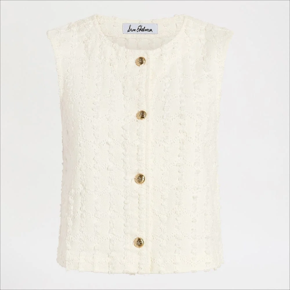 Sleeveless Crop Top - 1