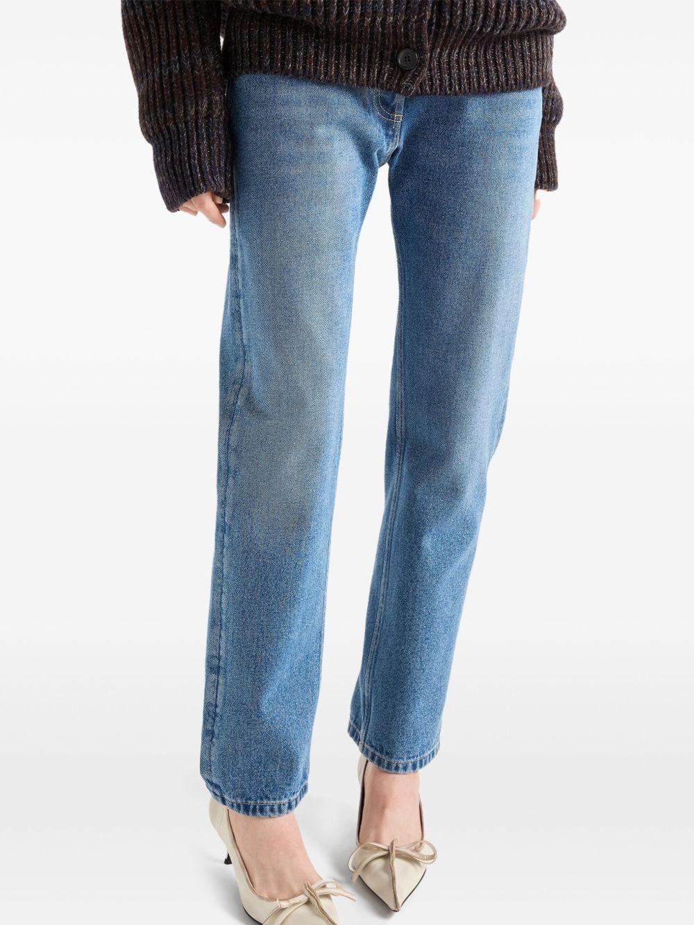 logo-plaque jeans - 5