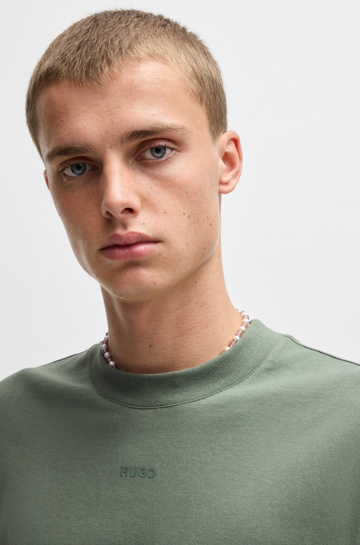 RELAXED-FIT T-SHIRT IN COTTON WITH LOGO PRINT - 3
