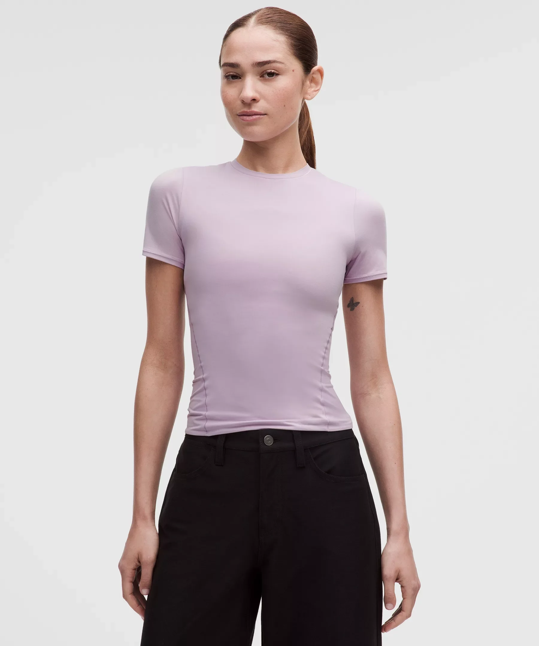 Wundermost Ultra-Soft Nulu Hip-Length Crewneck Shirt - 1