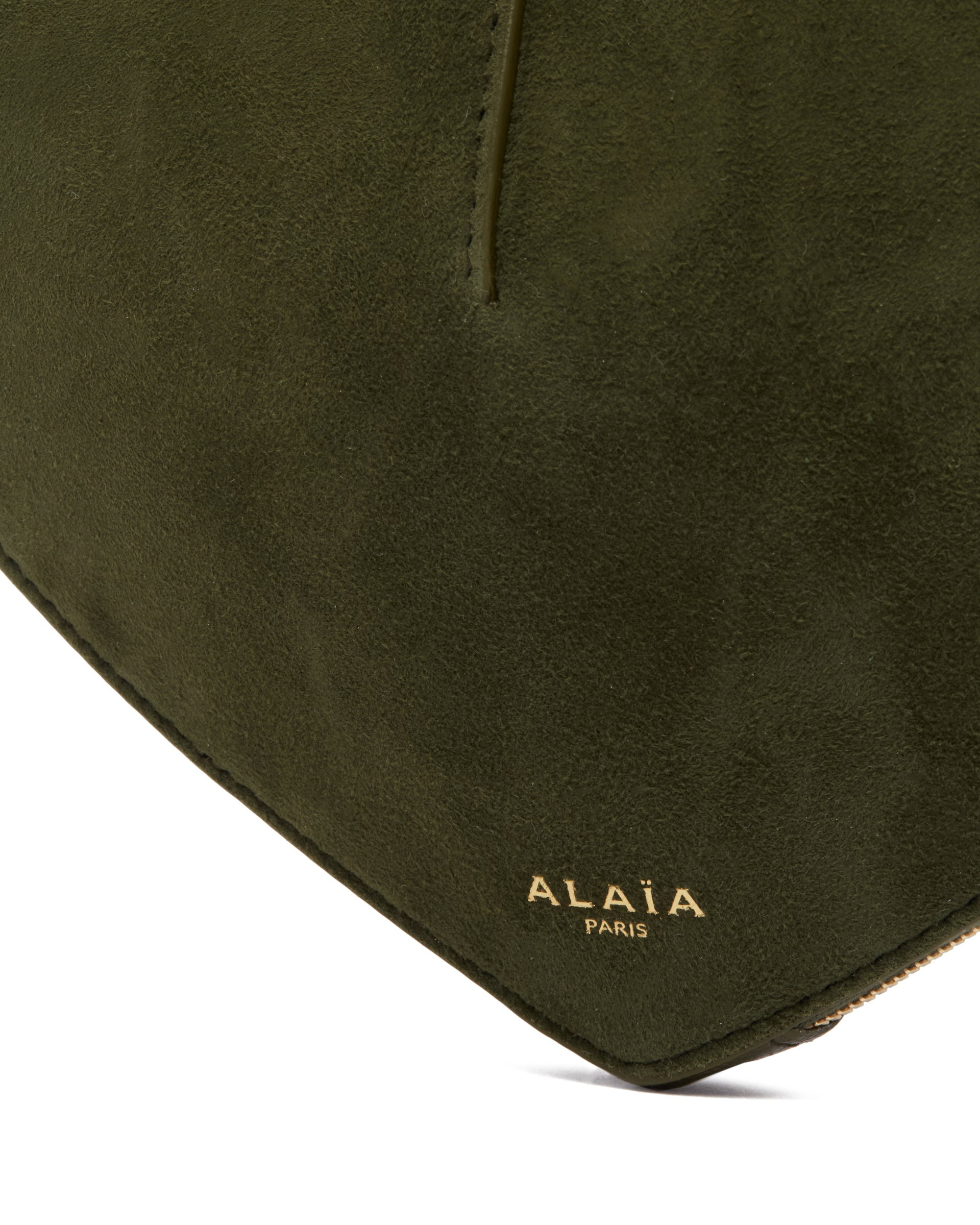 Green Le Coeur Suede Bag - 5