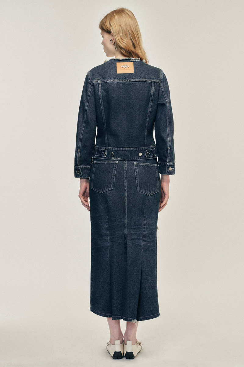 Simone Rocha Embellished Kick Back Flare Skirt outlook