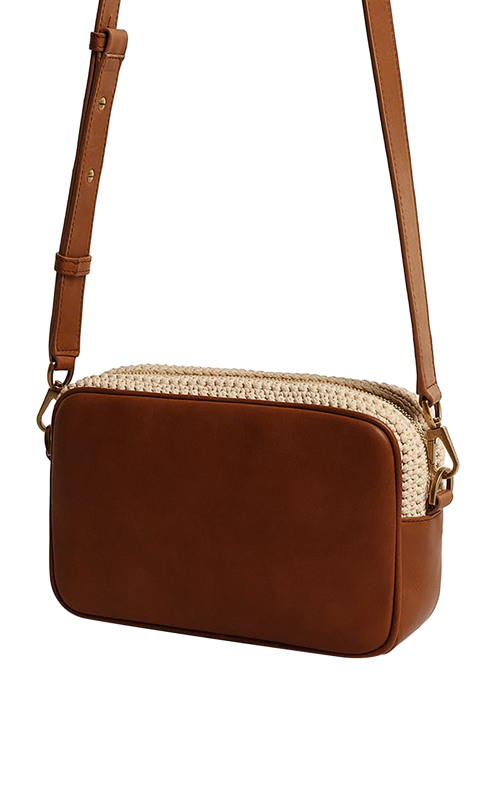 Star Raffia Crossbody Bag neutral - 3
