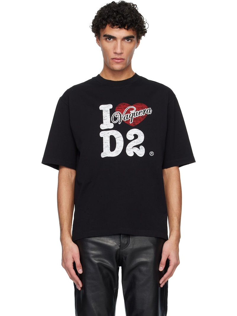Black Vaquera Edition Destroyed Loose Fit T-shirt 1