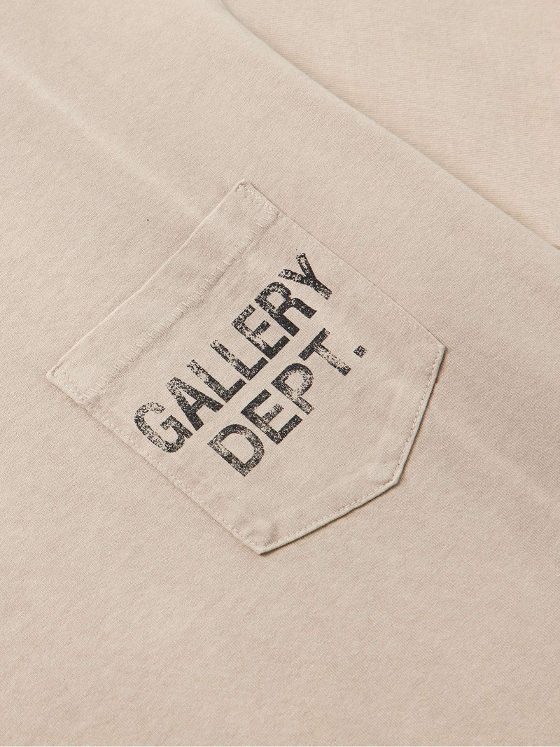 Logo-Print Paint-Splattered Cotton-Jersey T-Shirt 5