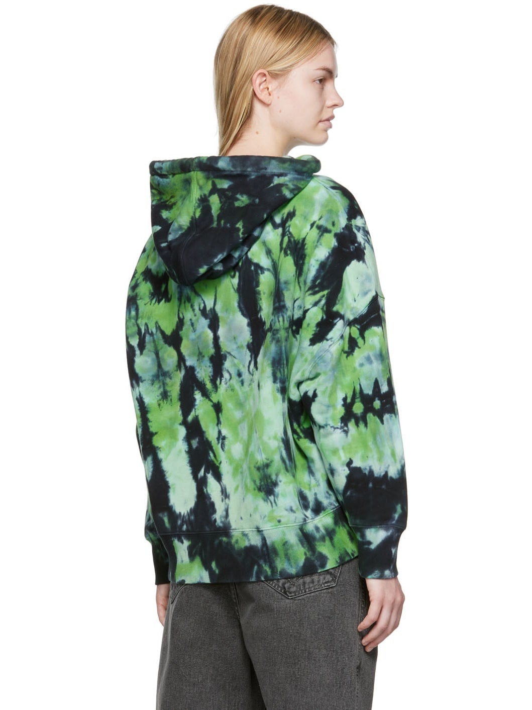 Green Cotton Hoodie - 3
