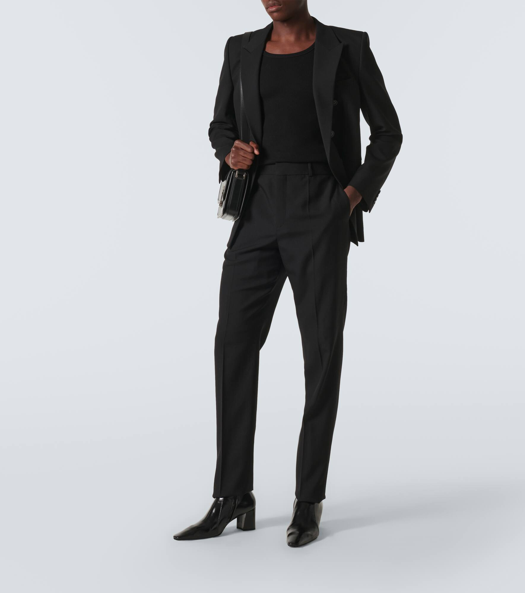 High-rise straight pants - 2