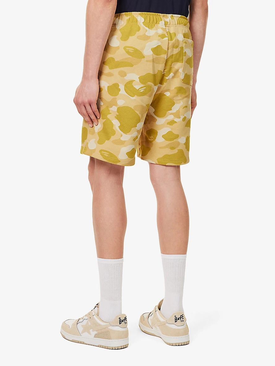 Shark cotton-jersey shorts - 4