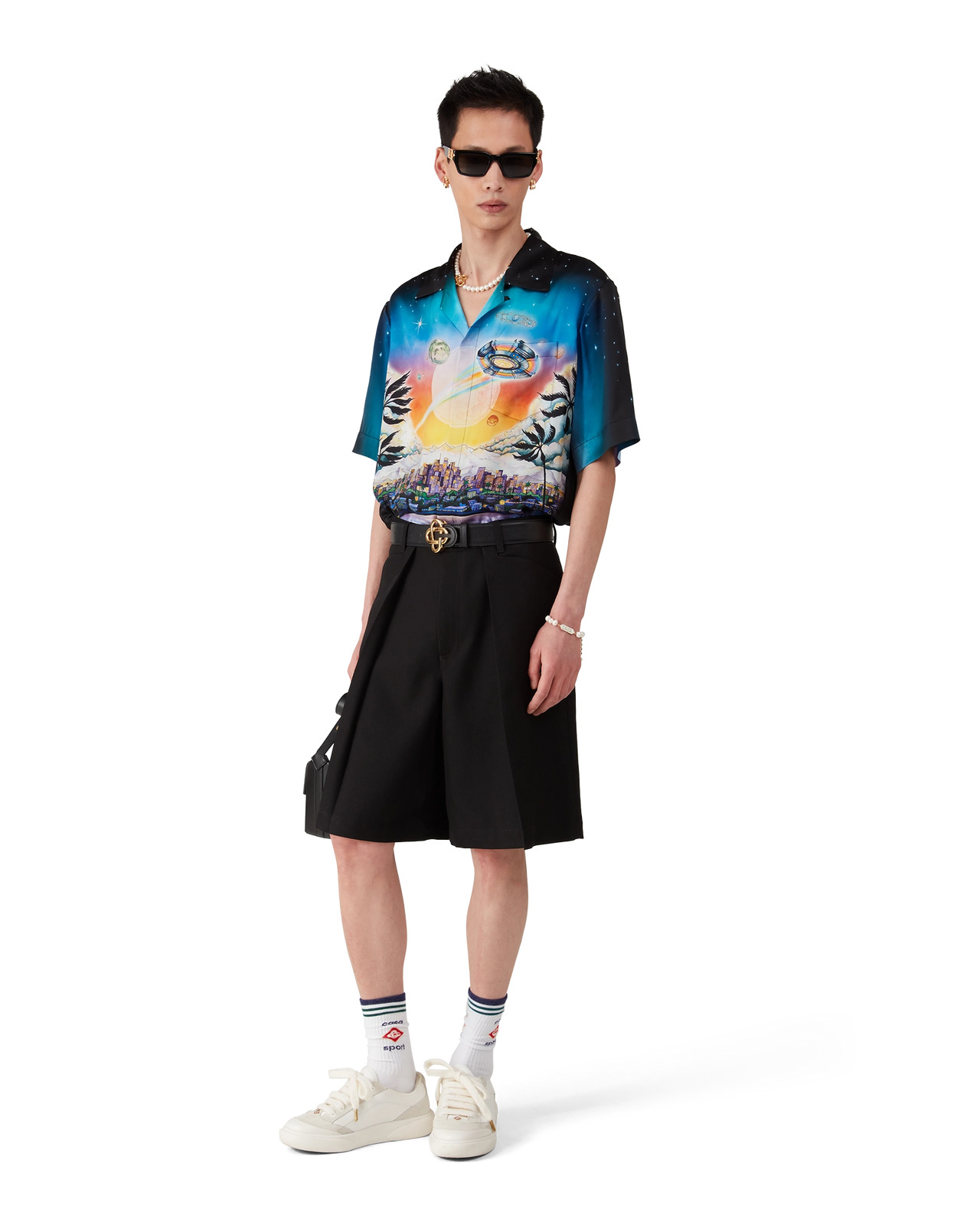 Chicano Pleated Shorts | Casablanca Paris - 2