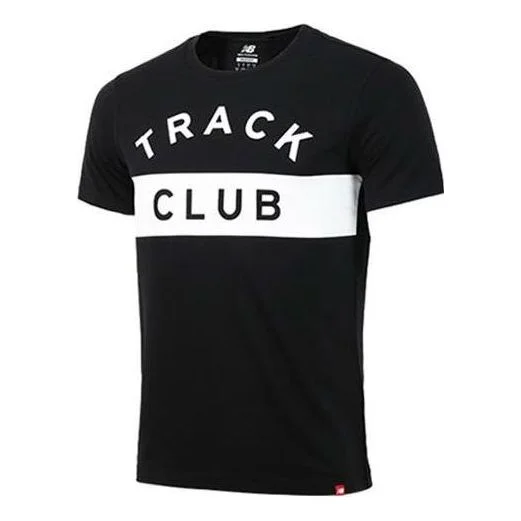 New Balance Track Club Sport Tee 'Black White' AMT81538-BK - 1