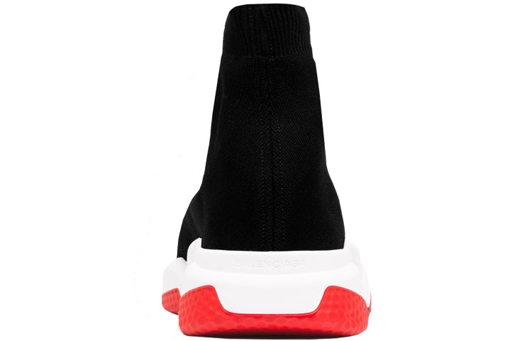 Balenciaga Speed Trainer Mid 'Black Red' 2017 530351W05G01000 - 4