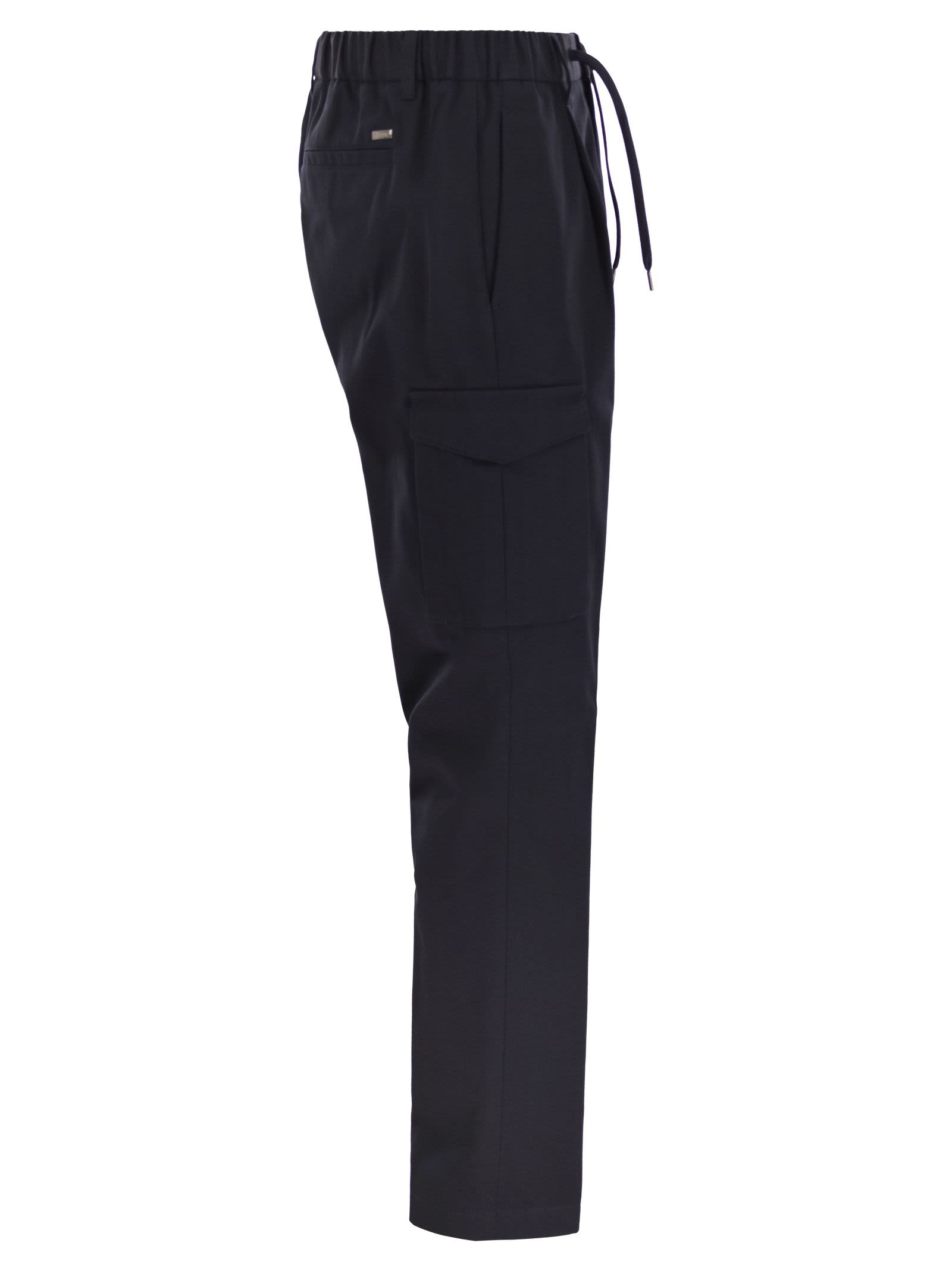 Herno Men Pure Cotton Resort Cargo Trousers - 3