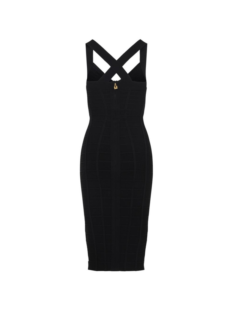 ELISABETTA FRANCHI embellished midi dress outlook