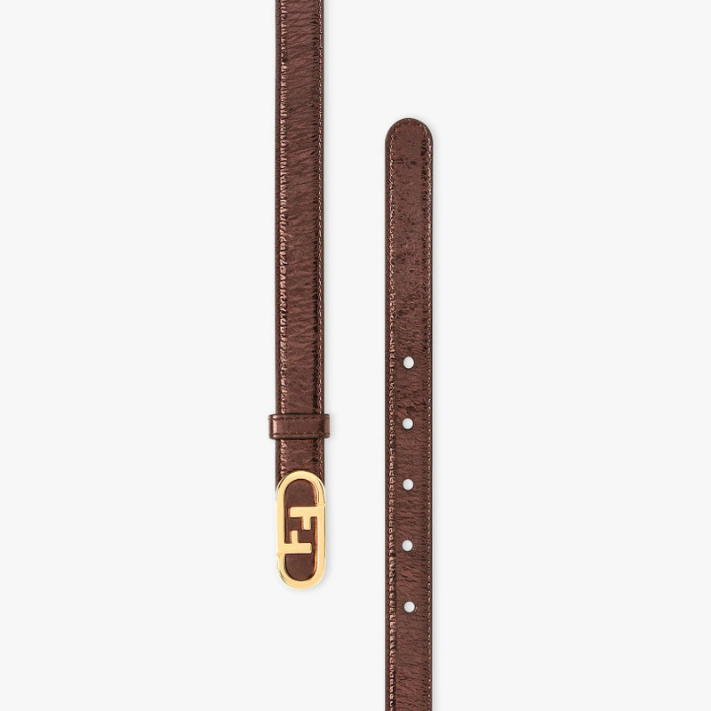 FENDI Brown leather belt outlook