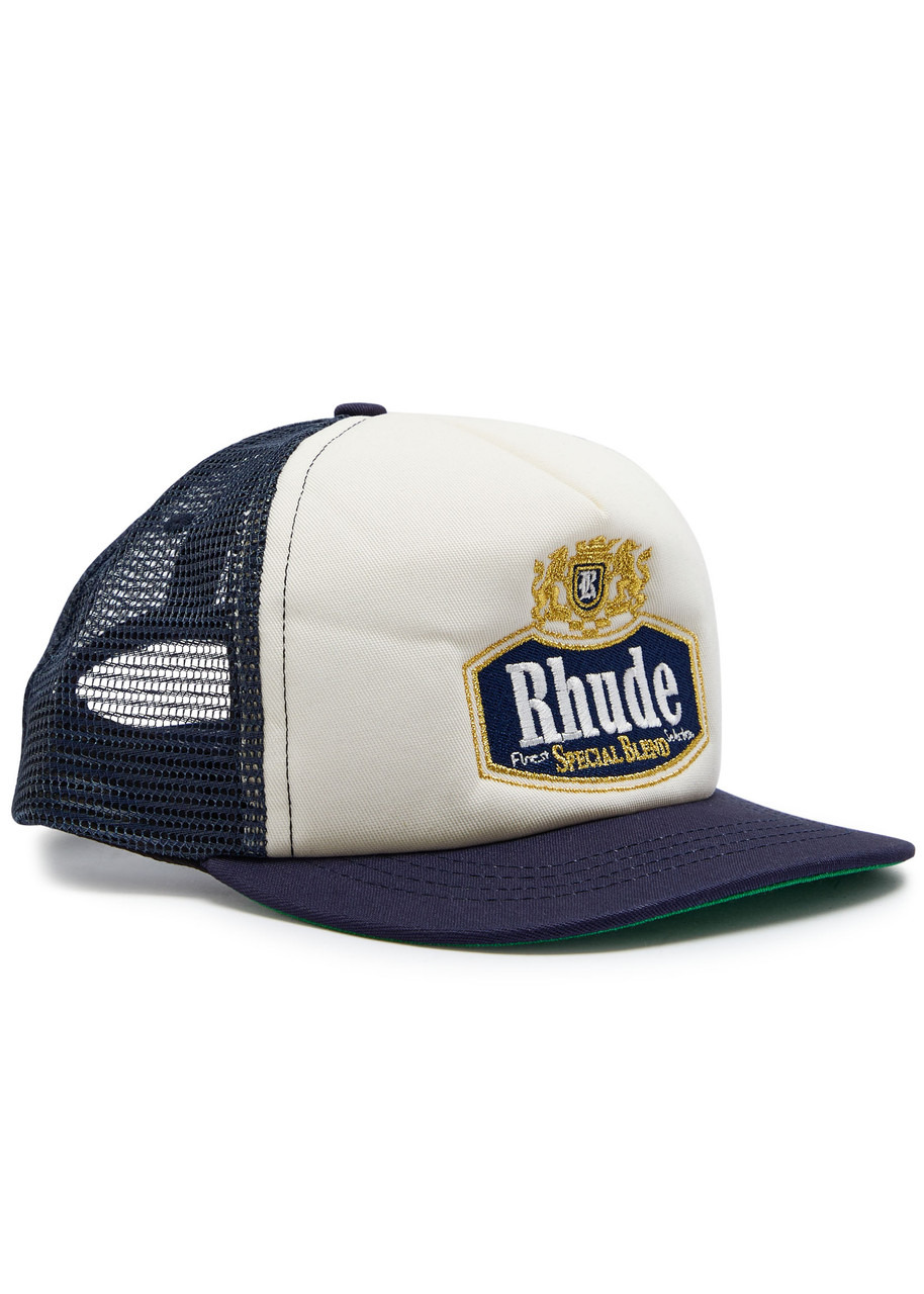 Rhude Special Blend Embroidered Woven Trucker hat - 1