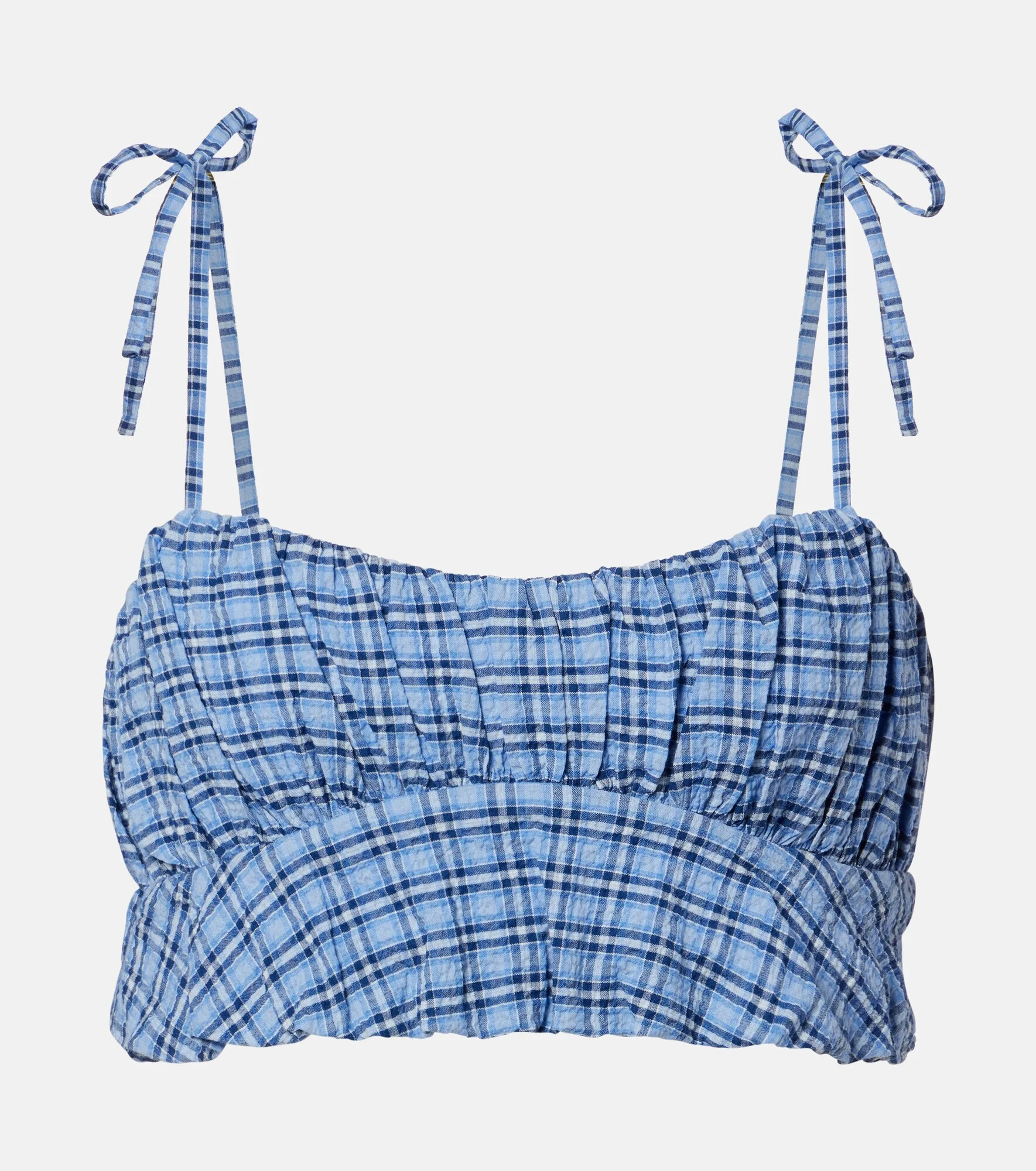 Pelea checked cotton top - 1