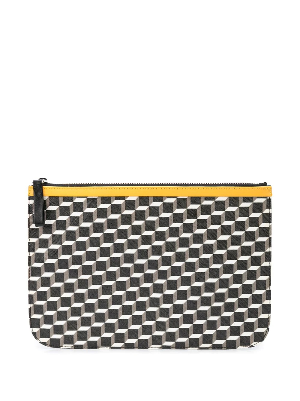 geometric print pouch - 1