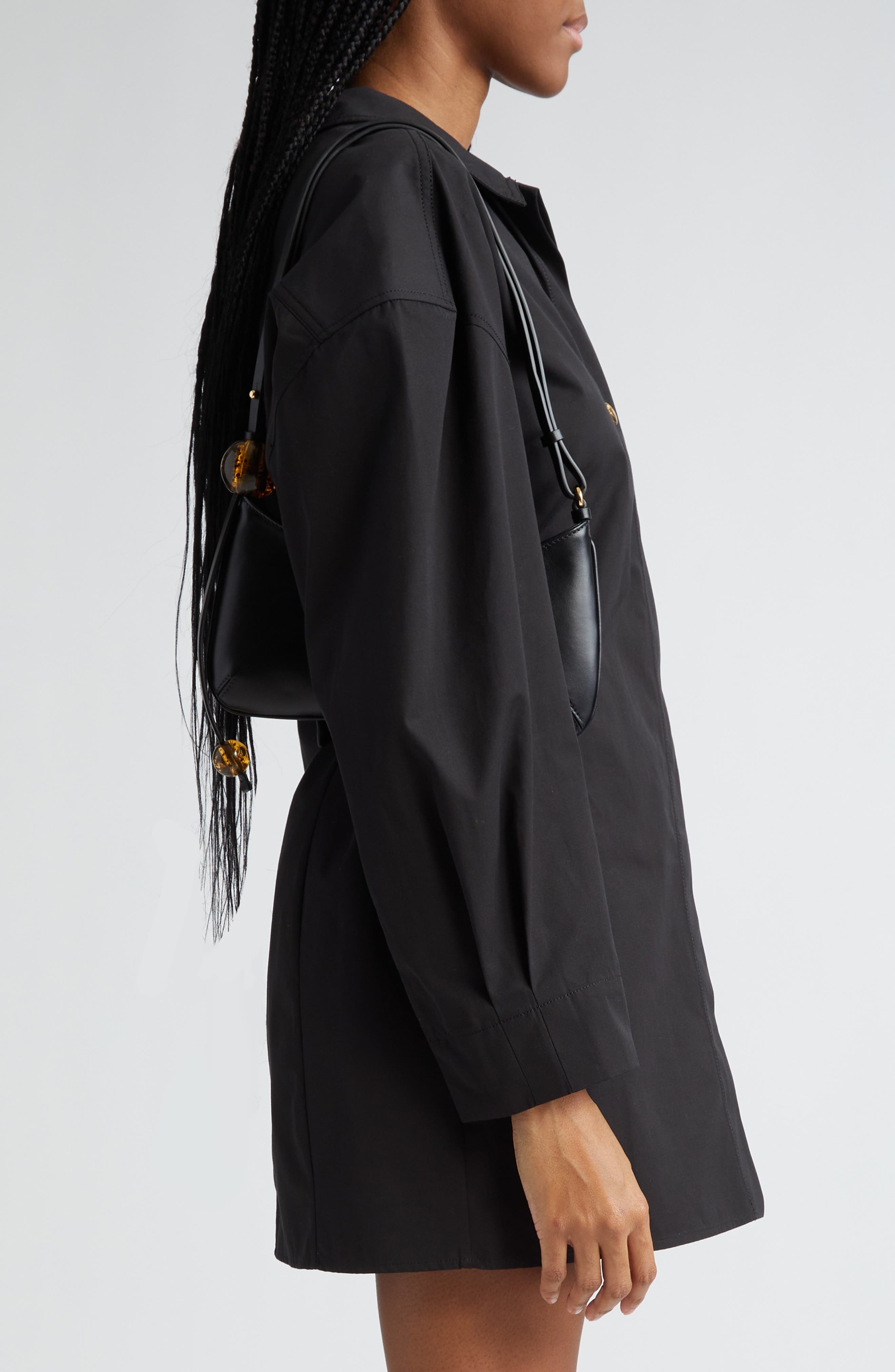 Le Bisou Leather Shoulder Bag - 3